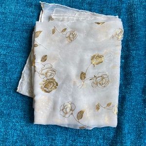 Gold Rose Scarf